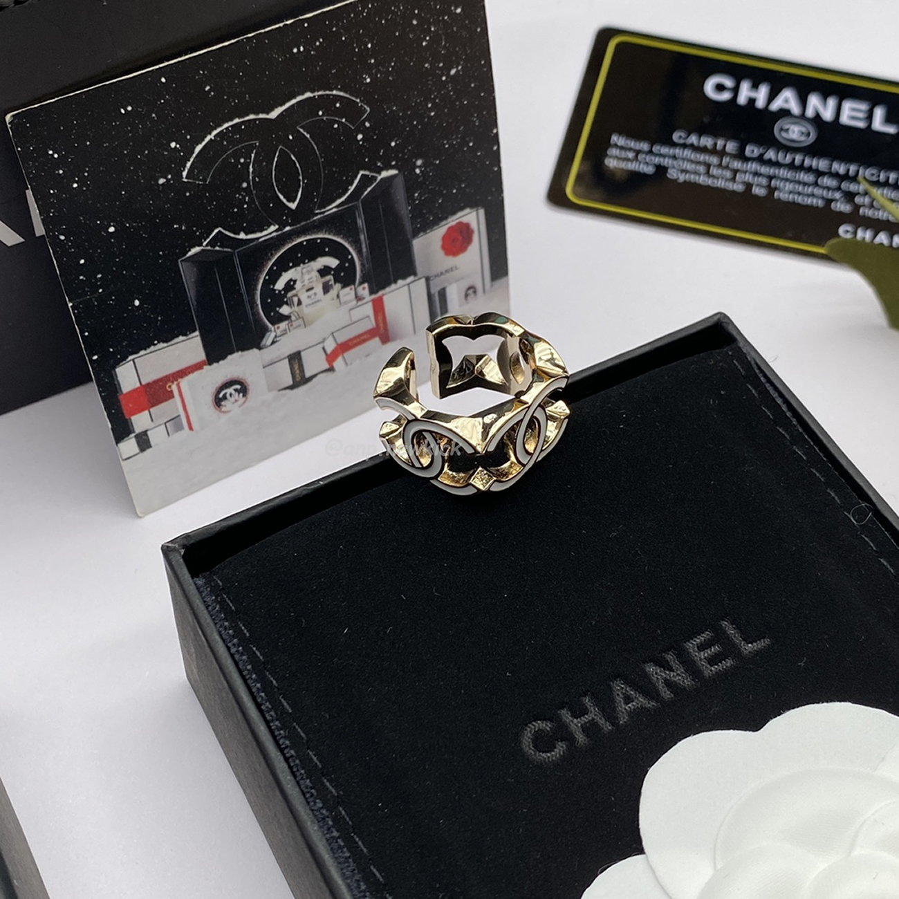 Chanel Cc Gold Ring (3) - www.newkick.org